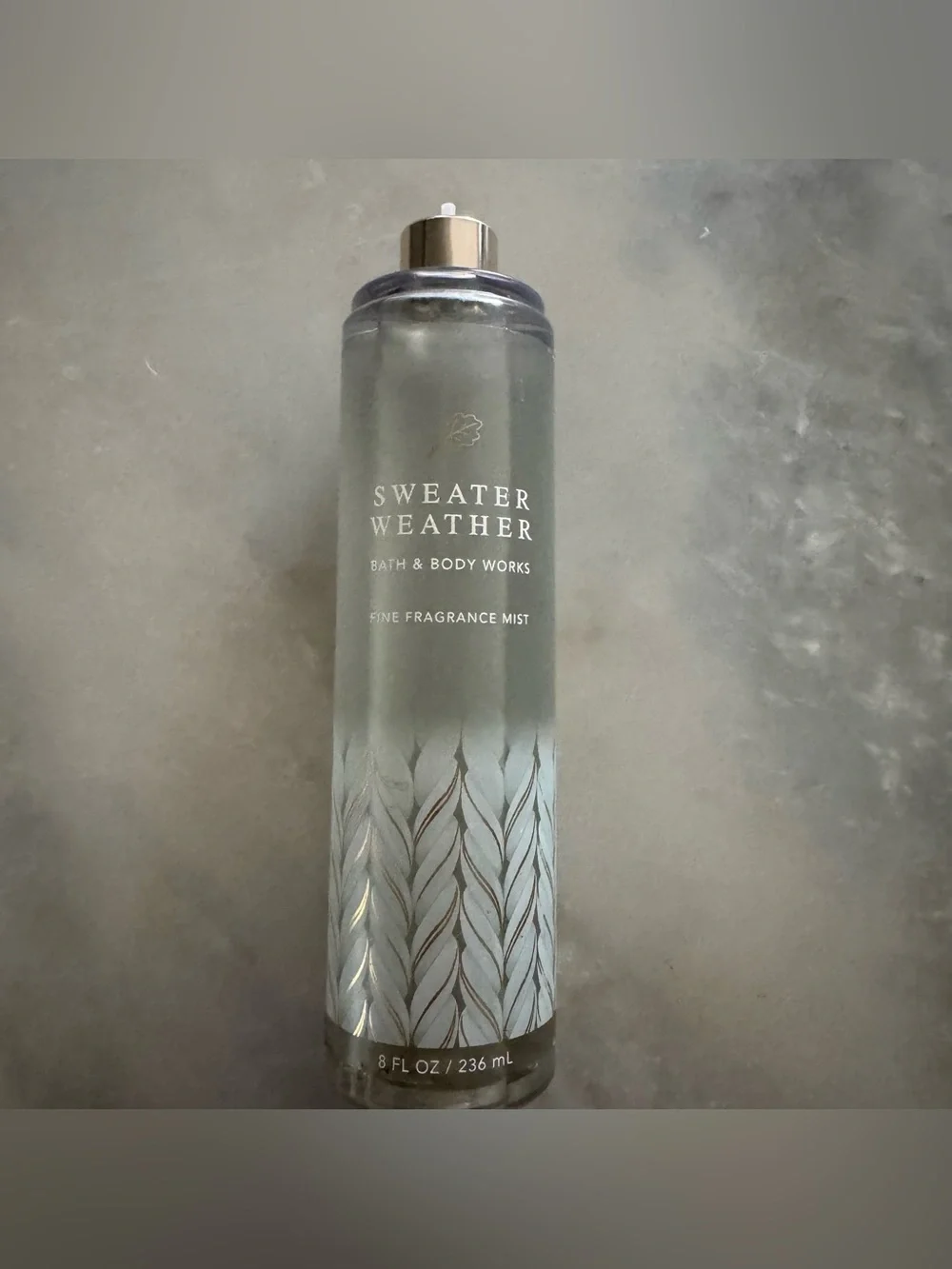 Bath & Body Works SWEATER WEATHER Fine Fragrance Mist Spray FLAW MISSING NOZZLE